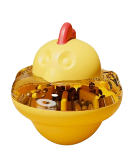 Chicken-Shaped Pet Food Dispenser – Interactive Slow Feeder Toy