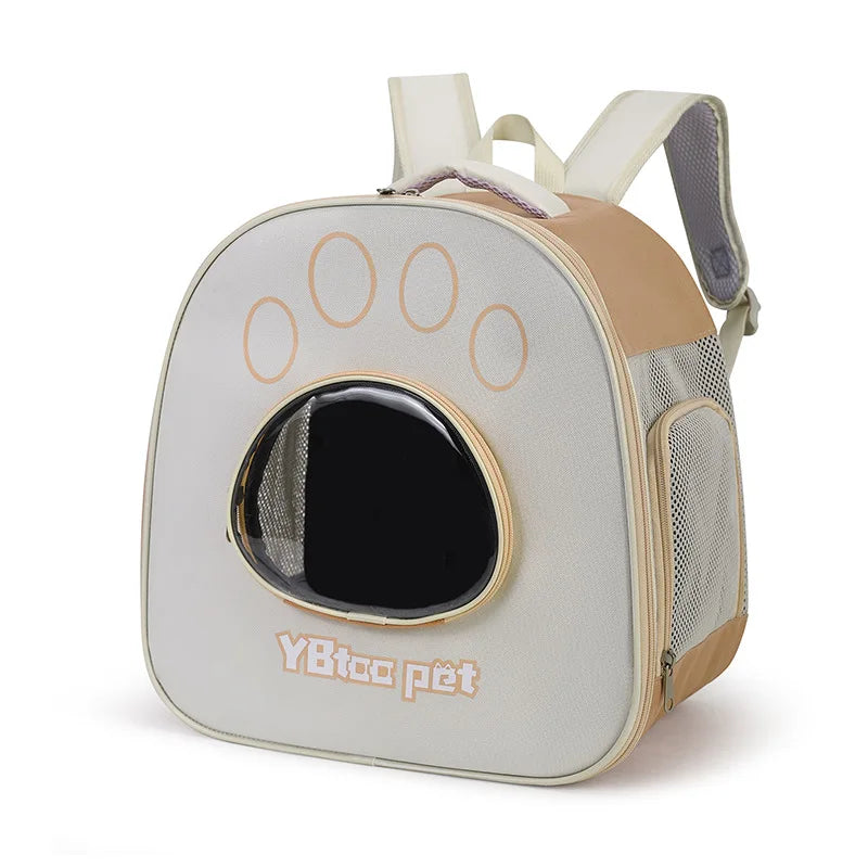 Transparent Cat Backpack – Stylish, Breathable & Travel-Ready