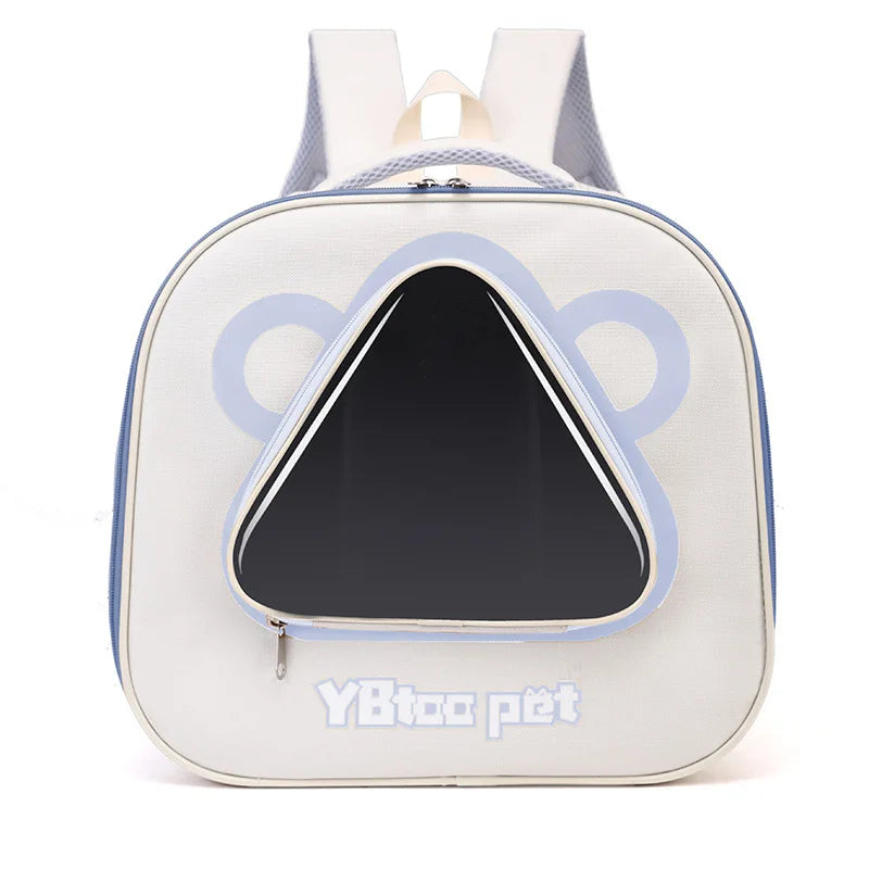 Transparent Cat Backpack – Stylish, Breathable & Travel-Ready