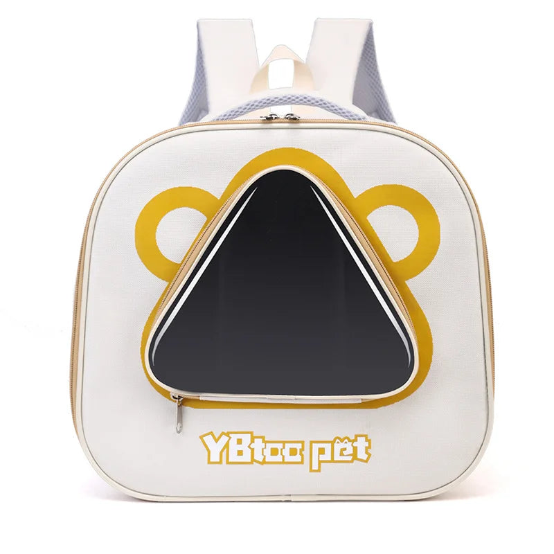 Transparent Cat Backpack – Stylish, Breathable & Travel-Ready