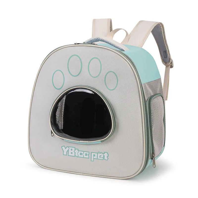 Transparent Cat Backpack – Stylish, Breathable & Travel-Ready
