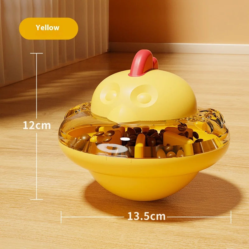 Chicken-Shaped Pet Food Dispenser – Interactive Slow Feeder Toy