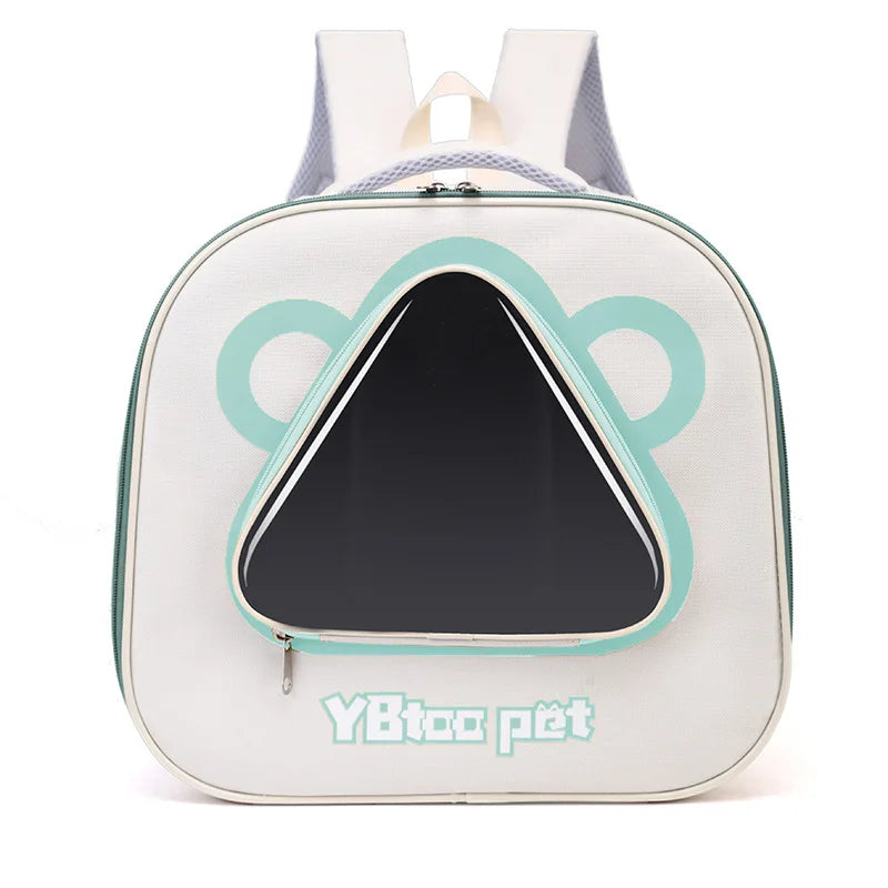 Transparent Cat Backpack – Stylish, Breathable & Travel-Ready