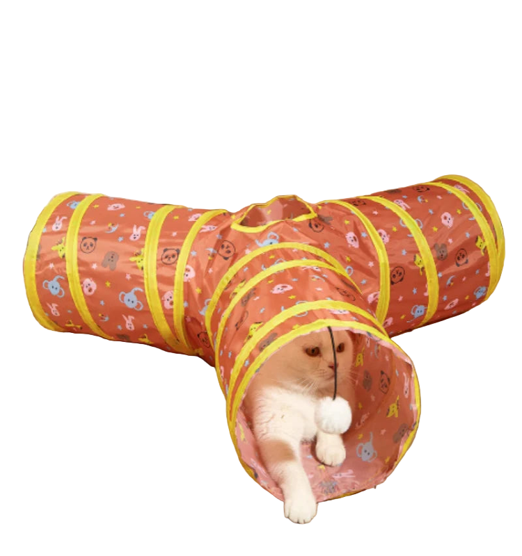 Collapsible Cat Tunnel – Fun, Foldable & Interactive Play Tube