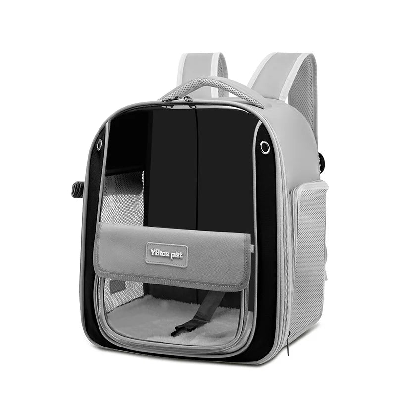 Transparent Cat Backpack – Stylish, Breathable & Travel-Ready