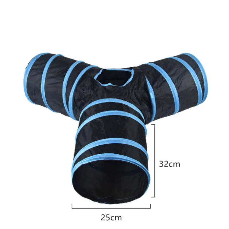 Collapsible Cat Tunnel – Fun, Foldable & Interactive Play Tube