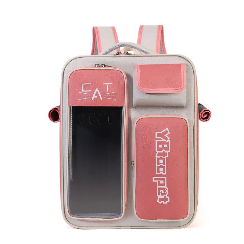 Transparent Cat Backpack – Stylish, Breathable & Travel-Ready