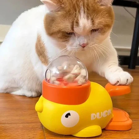 Interactive Duck Pet Feeder Toy – Fun, Smart & Slip-Free Playtime